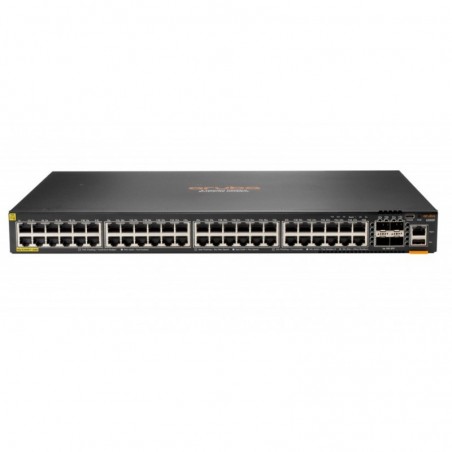 Switch HP Aruba 6200F 48 Puertos 10/100/1000 Mbps 4SFP 370W 176Gbit/s PoE JL727A