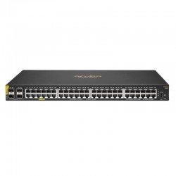Switch HP Aruba 6100 48 Puertos 10/100/1000 Mbps 4 Puertos 1G/10G SFP Clase 4 PoE 370W L2 JL675A
