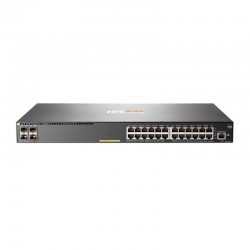 Switch HP Aruba Networking 2930F 24 Puertos 10/100/1000 Mbps 4SFP+ PoE L3 JL255A