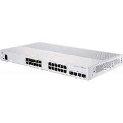 Switch Cisco 24puertos 10/100/1000mbps 4sfp Cbs350-24t-4x-na