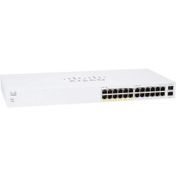 Switch Cisco 24p 10/100/1000mbps (12xpoe) +2 Cbs110-24pp-na