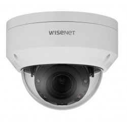 Cámara Hanwha Vision IR Outdoor Vandal Dome de red Wisenet 4 Megapíxel ANV-L7082R