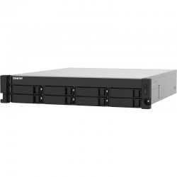 Disco Servidor NAS Qnap 8x14 112TB 8 bahías 4-core 1.7GHz 4GB Lan 2 2.5G/1G/100M/10M USB 3.2 Rack TS-832PXU-RP-4G-US