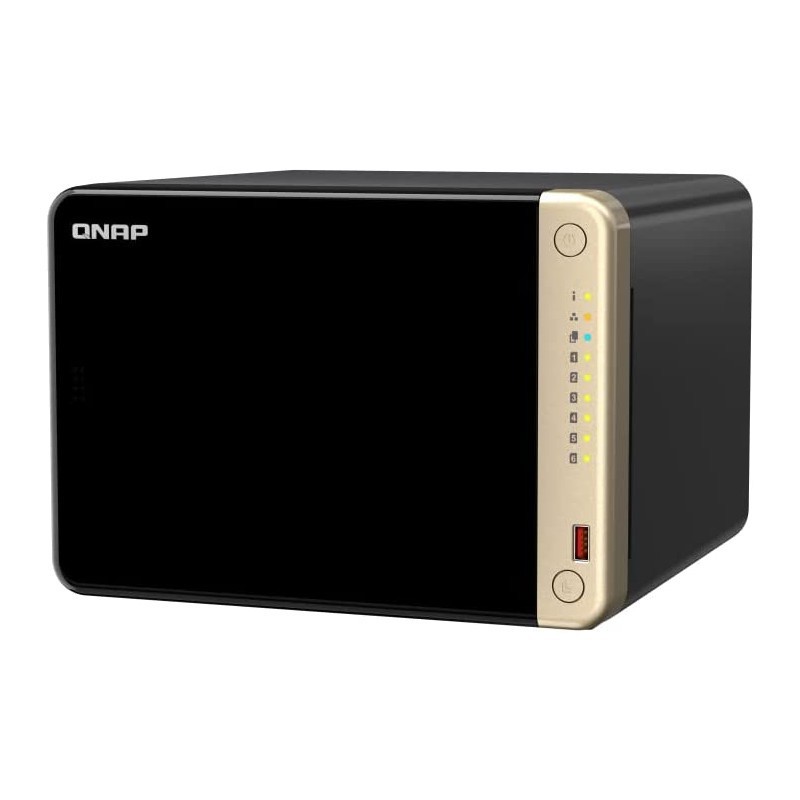 Disco Servidor NAS Qnap 6x10 60TB 6 bahías 5G/2.5G/1G/100M HDMI 2.0 TS-664-4G