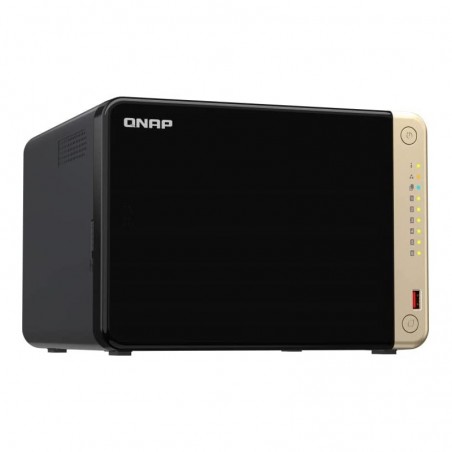 Disco Servidor NAS QNAP 6x14 84TB 6 bahías 5G/2.5G/1G/100M HDMI 2.0 TS-664-4G