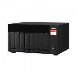 Disco Servidor NAS QNAP 8x8 64TB 8 bahías AMD Ryzen V1500B 2.2GHz 5GB Lan 2 2.5G/1G/100M 2 PCIe TS-873A-8G