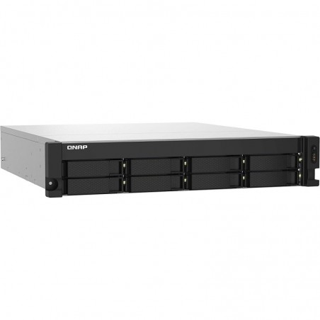 Disco Servidor NAS QNAP 7x16 112TB 8 bahías 4-core 1.7GHz 4GB Lan USB 3.2 Rack TS-832PXU-RP