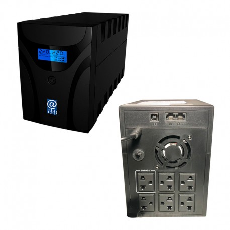 UPS Interactivo Elise Fase 1500VA/900W inteligente USB-HID AUR-1500-LCD-USB