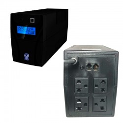 UPS Interactivo Elise Fase 650VA/360W Puerto inteligente USB-HID AUR-650-LCD-USB