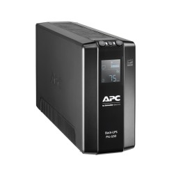 UPS APC Pro BR 650VA 6 tomas de salida AVR interfaz LCD BR650MI