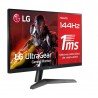 Monitor Gaming LG UltraGear 24' 1920 x 1080 FHD IPS 144Hz HDMI DP 24GN60R-B