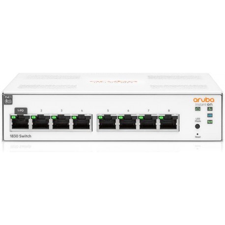 Switch Aruba HPE 1830 8 Puertos 10/100/1000Mbps JL810A