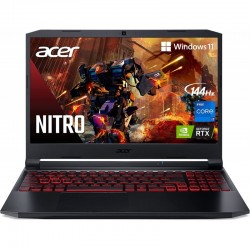 Notebook Gaming Acer Nitro 5 AN515-57 15.6' 144Hz i7-11800H 2.3GHz 16GB 512GB SSD NVIDIA GeForce RTX 3050 Ti 4GB GDDR6