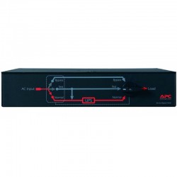 Tablero de bypass APC 230V 32A Entrada C20 y Salida IEC-320 8 C13 2 C19 2U SBP5000RMI2U