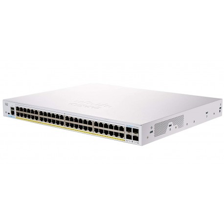 Switch Cisco 350 48Puertos PoE 10/100/1000 4SFP 10/100/1000 CBS350-48P-4G-NA