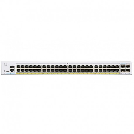 Switch Cisco 350 48 Puertos 10/100/1000 Poe L2/L3 CBS350-48P-4X
