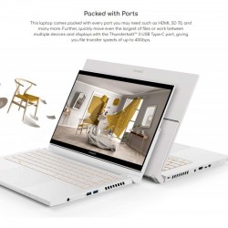 Notebook Convertible Acer ConceptD 3 Ezel Pro 14' Touch i7-10750H 2.6GHz 16GB 512GB SSD NVIDIA GeForce GTX 1650 Ti 4GB GDDR6