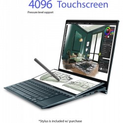 Notebook Asus Zenbook Duo 14 UX482E 14' IPS Touch i7-1195g7 2.9Ghz 32GB 1TB SSD NVIDIA GeForce MX450 2GB GDRR6