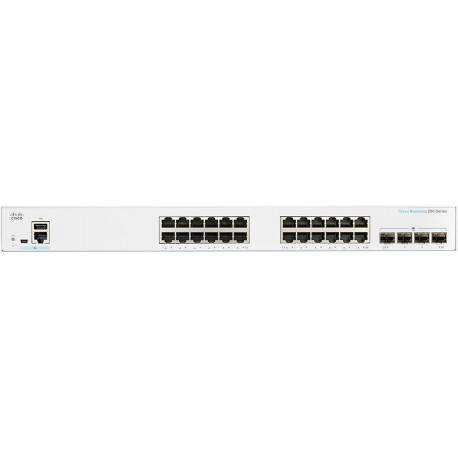 Switch Cisco Business CBS250 24 Puertos 10/100/1000 4 1G SFP CBS250-24T-4G-NA