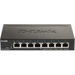 Switch D-Link DGS-1100-08P L2 8 puertos RJ-45 LAN GbE PoE Auto MDI/MDIX DGS-1100-08PV2