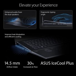 Notebook Asus ZenBook Pro UX7602ZM 16' Touch 4K OLED i7-12700H 2.3GHz 16GB 1TB SSD NVIDIA GeForce RTX 3060 6GB UX7602ZM-ME025W