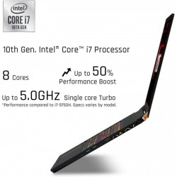 Notebook MSI GE75 Raider 10SE 17.3' Full HD IPS i7-10750h 2.6Hhz 16GB 512GB SSD + 1TB HDD Nvidia Geforce RTX 2060 6GB GDDR6