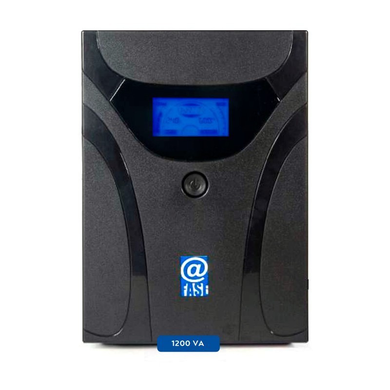 UPS Interactivo Elise Fase 1200VA 600W Puerto inteligente USB-HID AUR-1200-LCD-USB