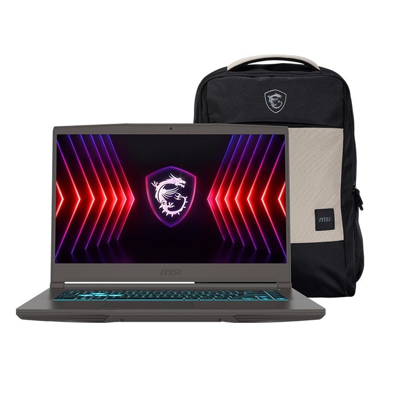 Notebook Gaming MSI Thin 15 B13UC 15.6' FHD IPS Core i5-13420H 4.6Hz 16GB 512GB SSD NVIDIA GeForce RTX 3050 4GB 9S7-16R831-3037