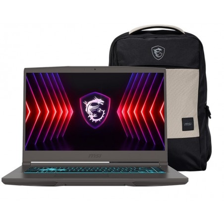 Notebook Gaming MSI Thin 15 B13UC 15.6' FHD IPS Core i5-13420H 4.6Hz 16GB 512GB SSD NVIDIA GeForce RTX 3050 4GB 9S7-16R831-3037