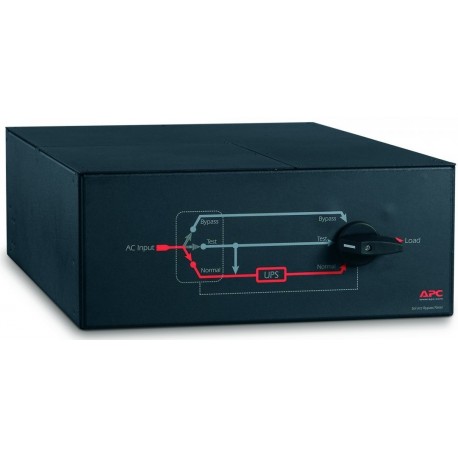 Tablero de bypass APC 230V 100A Entrada y Salida IEC-320 8 C13 2 C19 4U SBP10KRMI4U