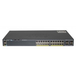 Switch Cisco Catalyst 2960X 24 Puertos GbE PoE+ 4SFP GbE WS-C2960X-24PS-L