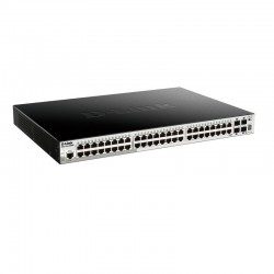Switch SmartPro D-Link 48 RJ-45 LAN GbE, 4 puertos 10G SFP+ DGS-1510-52x