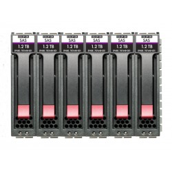 Disco Servidor HPE MSA 10.8TB SAS 12G Enterprise 10K SFF (2.5in) M2 6-pack HDD Bundle R0Q66A