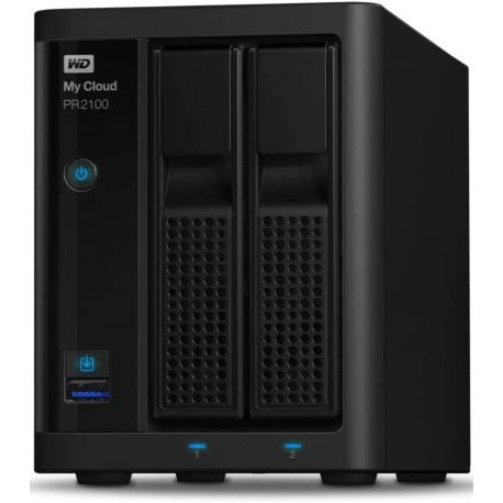 Disco NAS Western Digital My Cloud PR2100 20TB 2 bahias GbE WDBBCL0200JBK-NESN