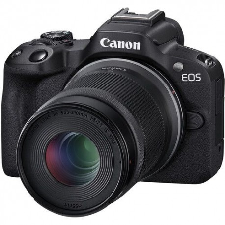 Cámara Canon EOS R50 RF-S LCD 3' 18-45mm F4.5-6.3 IS STM + RF 55-210mm UHD 4K 5811C022AA