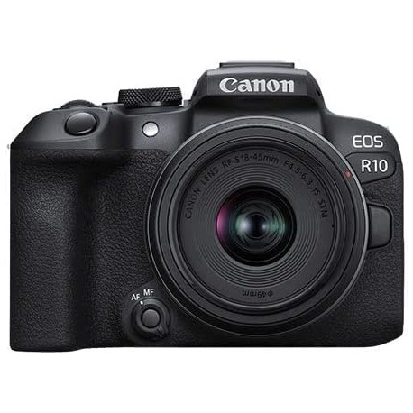 Cámara Canon EOS R10 RF-S LCD 3' 18-45mm F3.5-6.3 IS STM UHD 4K 24.2mpx 5331C009AA