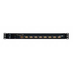 Consola KVM Tripp-Lite rack 1U de 8 puertos LCD 19' B020-U08-19-K