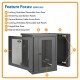 Gabinete NetShelter Tripp-Lite SmartRack 12U puerta frontal con cerradura SRW12US