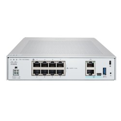 Cisco Firewall FirePower 1010 8 Puertos 1000Base-T-Gigabit Ethernet 8 RJ-45 FPR1010-NGFW-K9