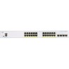 Switch Cisco Business Smart 24 puertos PoE 10/100/1000 4x1G SFP Capa 2 CBS250-24FP-4G-NA