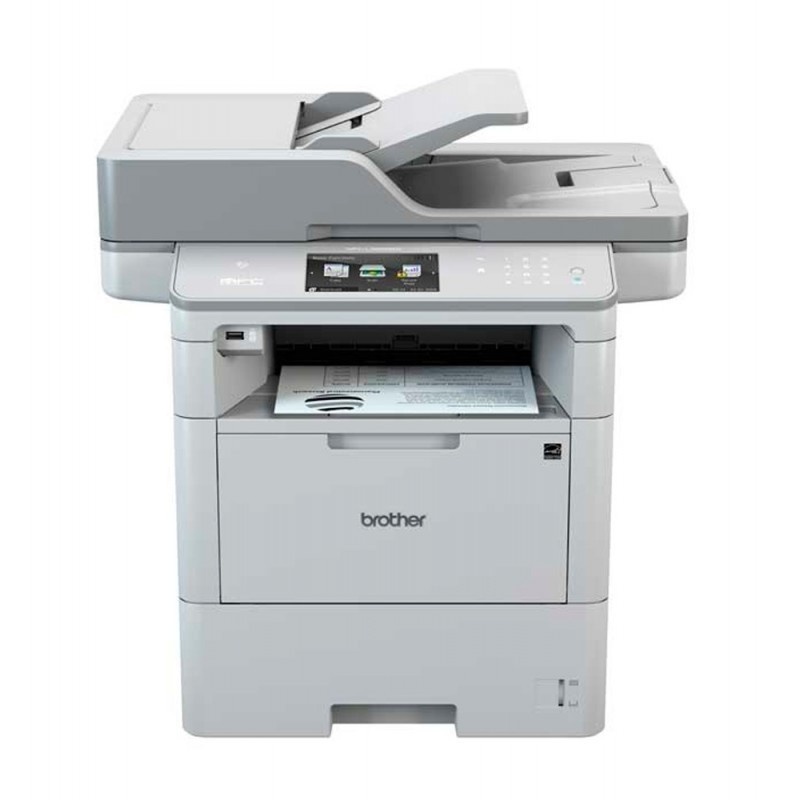Impresora Multifuncional Brother Láser Dúplex 52PPM Mono A4 1200x1200dpi I/C/E/F MFC-L6900DW