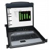 Consola KVM Tripp-Lite rack 1U de 16 puertos LCD 19' B020-U16-19-K