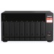 Disco Servidor NAS QNAP 8x8 64TB 8 bahías AMD Ryzen V1500B 2.2GHz 5GB Lan 2 2.5G/1G/100M 2 PCIe TS-873A-8G