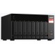 Disco Servidor NAS QNAP 8x8 64TB 8 bahías AMD Ryzen V1500B 2.2GHz 5GB Lan 2 2.5G/1G/100M 2 PCIe TS-873A-8G