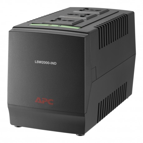 APC Line-R 2000VA 2000VA/1000W Regulador de Voltaje Automático 3 Universal 230V LSW2000-IND