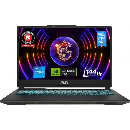 Notebook Gaming MSI Cyborg 15 A12VE 15.6' FHD i7-12650H 4.7GHz 16GB 512GB SSD NVIDIA GeForce RTX 4050 6GB GDDR6 9S7-15K111-1294
