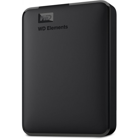 Disco portátil Externo Western Digital Elements 6TB USB 3.2 Gen 1 Micro-B color negro WDBHJS0060BBK-WESN