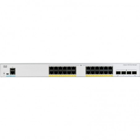 Switch Cisco Catalyst C1000 24 Puertos 10/100/1000 Mbit/s PoE 195W 10G 4SFP , C1000-24P-4X-L
