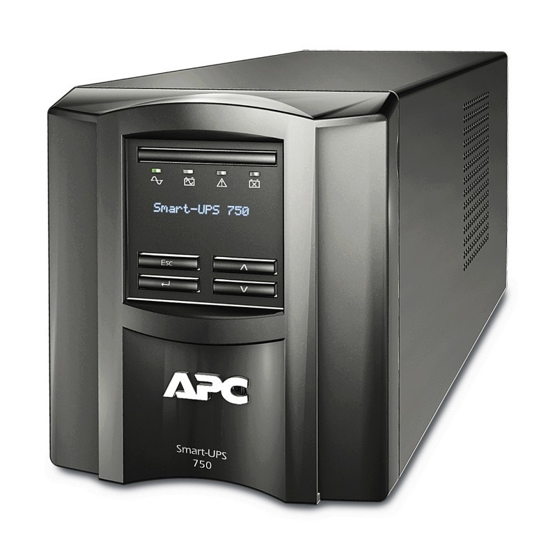 UPS Smart APC 750VA 500W LCD 230V USB/SmartSlot SMT750I