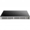 Switch D-Link 48 Puertos 10/100/1000 Mbps RJ-45 GbE PoE 2 x 10GBASE-T L2 L3 DGS-3130-54PS